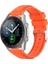 Samsung Galaxy Watch 3 45MM / Gear S3 22MM Kordonlu Saat Turuncu Için (Yurt Dışından) 1