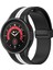 Samsung Galaxy Watch5 Pro Siyah Beyaz Için Silikon Saat Bandı (Yurt Dışından) 1
