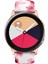 Samsung Galaxy Watch Aktif Kırmızı Çiçekler Için Silikon Kordonlu Saat (Yurt Dışından) 3