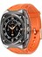 Samsung Galaxy Watch Ultra 47MM Turuncu Şeffaf Siyah Için Pc Hibrit Tpu Kılıf Askısı (Yurt Dışından) 1