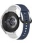 Samsung Galaxy Watch5 40MM / 44MM Gece Mavisi Beyaz Için Silikon Saat Bandı (Yurt Dışından) 2