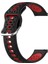Samsung Galaxy Watch 5 44MM Siyah+Kırmızı Için 20MM Silikon Kayış (Yurt Dışından) 2