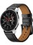Samsung Galaxy Watch Active 20MM Deri Kuşgözü Spor Saat Kordonu Siyah (Yurt Dışından) 1