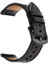 Samsung Galaxy Watch Active 20MM Deri Kuşgözü Spor Saat Kordonu Siyah (Yurt Dışından) 4