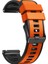 Samsung Galaxy Watch 5 Pro 45MM Turuncu Siyah Için Silikon Watch Band (Yurt Dışından) 3