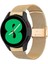 Samsung Galaxy Watch 4 Classic Için Metal Çelik Örgü Kayış 42MM / 46MM Altın (Yurt Dışından) 1