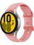 Samsung Galaxy Watch4 Classic 46MM / Watch4 44MM Pembe Için Silikon Kayış (Yurt Dışından) 1