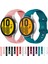 Samsung Galaxy Watch4 Classic 46MM / Watch4 44MM Pembe Için Silikon Kayış (Yurt Dışından) 4