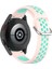 Samsung Galaxy Watch4 40MM Silikon Askı Açık Pembe Nane Yeşili (Yurt Dışından) 4