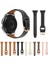 Samsung Galaxy Watch5 44MM 20MM Siyah+Siyah Için Deri Saat Bandı (Yurt Dışından) 4