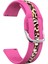 Samsung Galaxy Watch 5 40MM / 44MM Rose Red Leopar Baskı Için Silikon Watch Band (Yurt Dışından) 3