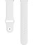 Samsung Galaxy Watch Active2 Için Bluetooth Sürümü 40MM Akıllı Saat Düz Renk Silikon Watch Band Beyaz (Yurt Dışından) 2