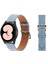 Samsung Galaxy Watch4 Için Düz Dokuma Watch Band 40MM / 44MM Gök Mavisi (Yurt Dışından) 1