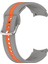 Samsung Galaxy Watch5 / Watch5 Pro Gri Turuncu Için Silikon Watch Band (Yurt Dışından) 2