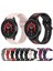 Samsung Galaxy Watch5 / Watch5 Pro Koyu Yeşil Kırmızı Için Silikon Watch Band (Yurt Dışından) 3