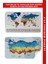 Eğitici - Öğretici Dünya ve Türkiye Haritası Çocuk Odası Duvar STICKER-60X105-3891 1