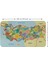 Eğitici - Öğretici Dünya ve Türkiye Haritası Çocuk Odası Duvar STICKER-60X105-3888 4
