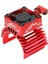 540 550 3650 3660 3674 Motor Isı Emici Rc Araba Radyatör Fanı Kırmızı (Yurt Dışından) 1