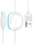 Earldom WC39 1.2m 15W USB To Type-C ve 2.5W Kablosuz Saat Şarj Çıkışlı 2in1 Hızlı Şarj Kablosu 1