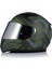 Rapıd Iı Thunder Bırds Mat Yeşil Motosiklet Kaskı Gri Camlı 2
