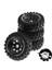 1/10 Rc Crawler Trx4 SCX10 D90 4103 90046 Fr4 Fms Nt4-Siyah Için Lastik (Yurt Dışından) 3