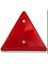 Plastik Üçgen Reflektör Kırmızı 14X16CM 1