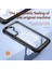 Samsung Galaxy S25+ / S25 Plus Için Şeffaf Sert Pc Tpu Tampon Telefon Kılıfı - Siyah (Yurt Dışından) 2