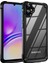 Samsung Galaxy A06 Için Şeffaf Sert Pc Tpu Tampon Telefon Kılıfı - Siyah (Yurt Dışından) 1