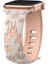 Apple Watch 42/44/45/46/49MM Kordon Leopar Desen Yumuşak Silikon Kordon 2/3/4/5/6/se/7/8/9/10/ultra 1