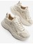 Kadın Sneaker Kalın Taban Bağcıklı Spor Ayakkabı Pizen 1