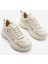 Kadın Sneaker Kalın Taban Bağcıklı Spor Ayakkabı Pizen 5