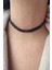 Siyah Renk 4 Sıra Taş Detaylı Choker Kolye 1