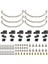 1 Set Yaprak Yaylı Sönümleme Süspansiyonu 1/16 Mn Model Araba Siyah (Yurt Dışından) 1