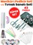 Süper Set 6in1 Çantalı Paslanmaz Çelik Profesyonel Manikür Pedikür Seti ve 37 Parça Nail Art Tırnak Süsleme Sanatı Tasarım Seti 1