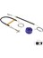 Phaeton 3D MK1 2002-2016 SWB Kısa Şase 3D4839755 İçin Arka Sol Kapı Cam Kriko Tamir Seti 3