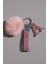 Pembe Taşlı & Logosuz Anahtarlık & Minik Ponpon Açık Pembe & Pembe Harf 1