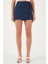 Streç Bağlamalı Slim Fit Yüksek Bel Mini Şort Etek Bayan Şort Etek 5865745 5