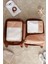 3'lü Bej Valiz Düzenleyici Bavul İçi Organizer Set Seyehat Hurcu 1