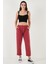 Slim Fit Normal Bel Boru Paça Pantolon Bayan Pantolon 668YP5372 4