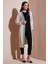Modest Regular Fit Bağlamalı Nakışlı Tesettür Uzun Kimono Hırka Bayan Hırka 5866173 3