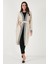 Modest Regular Fit Bağlamalı Nakışlı Tesettür Uzun Kimono Hırka Bayan Hırka 5866173 4
