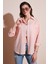 Regular Fit Uzun Kollu Çizgili Gömlek Bayan Gömlek 6772875 3