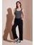 Regular Fit Normal Bel Geniş Paça Pantolon Bayan Pantolon 5866117 1