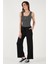 Regular Fit Normal Bel Geniş Paça Pantolon Bayan Pantolon 5866117 2