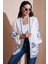 Nakış Işlemeli Pamuklu Oversize Fit Truvakar Kol Kimono Bayan Kimono 676302 1