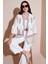 Nakış Işlemeli Pamuklu Oversize Fit Truvakar Kol Kimono Bayan Kimono 676272 2