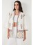 Nakış Işlemeli Pamuklu Oversize Fit Truvakar Kol Kimono Bayan Kimono 676272 5