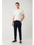 Erkek Lacivert Beli Lastikli Ve Bağcıklı Bi Stretch Pantolon A41y3232 1
