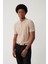 Erkek Vizon Fermuarlı Rayon Fitil Örgülü Polo Yaka Triko T-shirt A41y5073 1