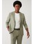 Erkek Açık Haki Yırtmaçlı Astarsız Way Stretch Lightweight Comfort Slim Fit Ceket A41Y4003 1
